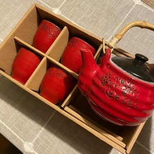 Japanese Inspired Mini Teapot & Teacup Set